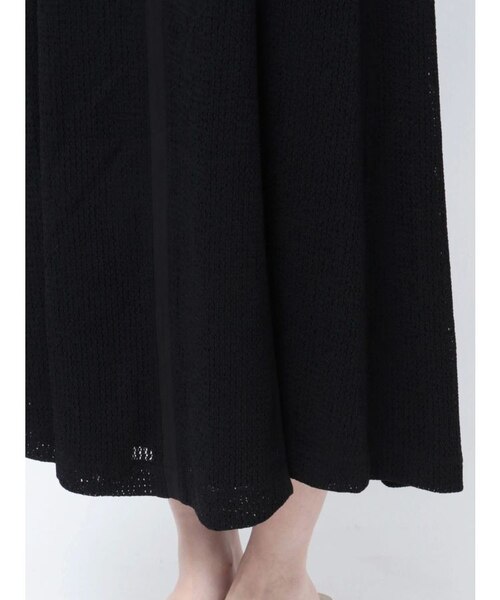 メッシュレースカラーネックワンピース メッシュレースカラーネックワンピース｜ラグナムーンの通販｜&mall