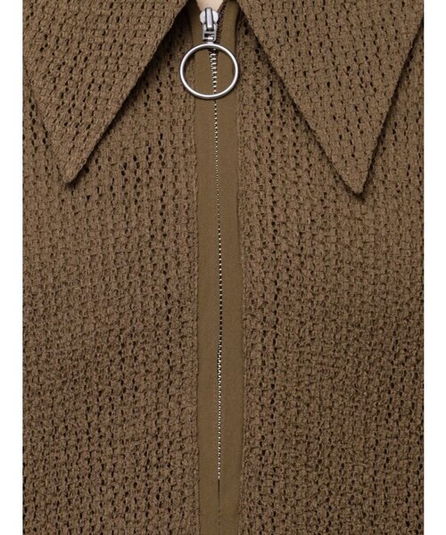 メッシュレースカラーネックワンピース｜ラグナムーンの通販｜&mall