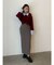 ピンタックIラインスカート