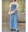 LADYギャザーペプラムパンツドレス