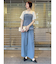 LADYギャザーペプラムパンツドレス