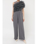 LADYチュールオフショルパンツドレス
