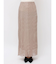 シアーラメプリーツIラインスカート