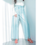 リボンストラップウエッジサンダル