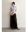 シルエットタックワイドパンツ