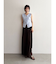 シルエットタックワイドパンツ