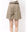 バイカラーベルトセットショートパンツ