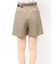 バイカラーベルトセットショートパンツ