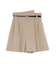 バイカラーベルトセットショートパンツ