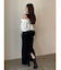シャツドッキングリブニットワンピース