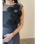 LADYコサージュチュールパンツドレス