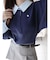【POLO BCSコラボ】シャツカラーカフスニットプルオーバー