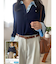 【POLO BCSコラボ】シャツカラーカフスニットプルオーバー