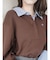 【POLO BCSコラボ】シャツカラーカフスニットプルオーバー