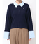 【POLO BCSコラボ】シャツカラーカフスニットプルオーバー