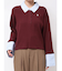 【POLO BCSコラボ】シャツカラーカフスニットプルオーバー