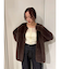 2WAYシアーベロアホックデザイントップス