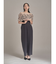LADYチュールオフショルパンツドレス
