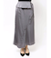 ラペルベルトセットナローフレアスカート