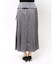 ラペルベルトセットナローフレアスカート