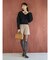 【VELETTO】フェイクスエードボストンBAG