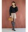 【VELETTO】フェイクスエードボストンBAG