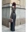 【VELETTO】フェイクスエードボストンBAG