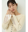 レーススリーブニットプルオーバー