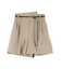 バイカラーベルトセットショートパンツ