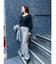 センタースリットフレアパンツ
