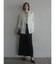 シンプルウエストデザインワイドパンツ