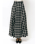 チェックタックフレアスカート