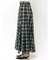 チェックタックフレアスカート
