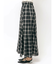 チェックタックフレアスカート