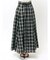 チェックタックフレアスカート