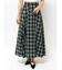 チェックタックフレアスカート
