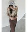 ニットレース刺繍スカーフ
