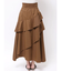 フレアティアードスカート