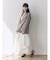 アシメティアードコットンスカート