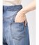 リップドデニムパンツ