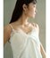 アシンメトリーレースサテンキャミソール