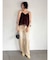 ランジェリーライクデニムチュニック