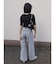 LMロゴセミワイドデニムパンツ