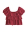 ティアードパフスリーブトップス