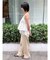 【WEB限定カラーあり】レースレイヤードランジェリーチュニック