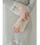 レースデザインニットワンピース