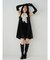 LADYベロアバルーンニミワンピース