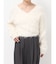 アルパカブレンドカシュクールニット
