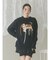 vintage like dogニット