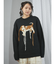 vintage like dogニット
